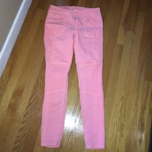 Coral jeggings