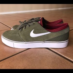Nike SB Stefan Janoski Olive/Maroon SZ 10.5