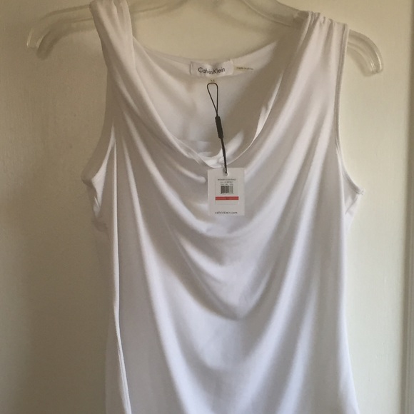 White Calvin Klein Dress Shirt