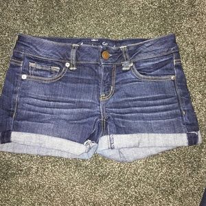 Denim shorts