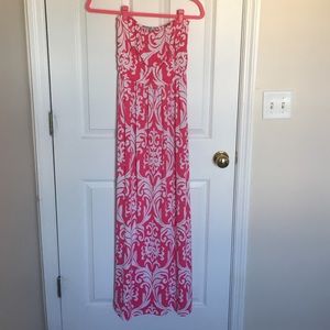 Pink maxi dress