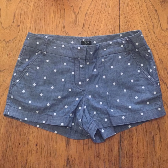 J. Crew 3-inch inseam polka dot shorts - size 4
