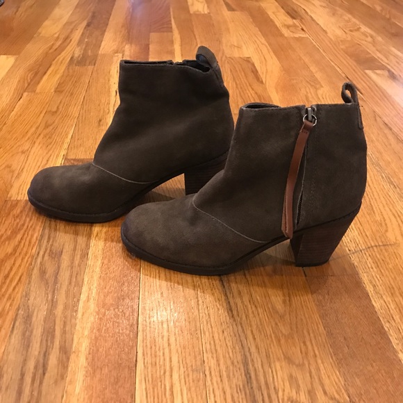 Olive Suede Dolce Vita Booties