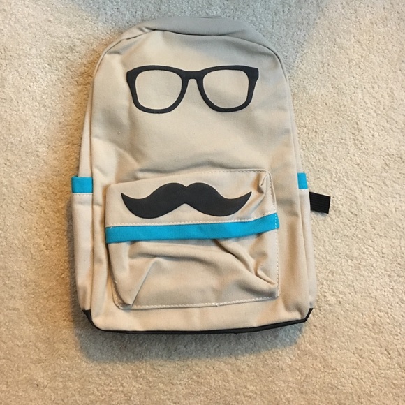 Far Nine mustache backpack.