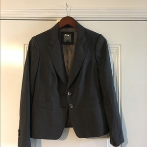 The Limited Luxe Grey/white pinstripe Blazer