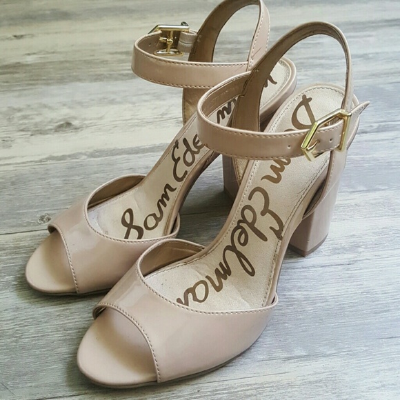 Sam Edelman Nude block heel