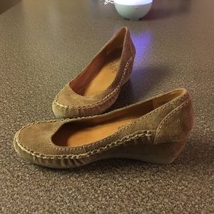 Nine West brown suede shoes
