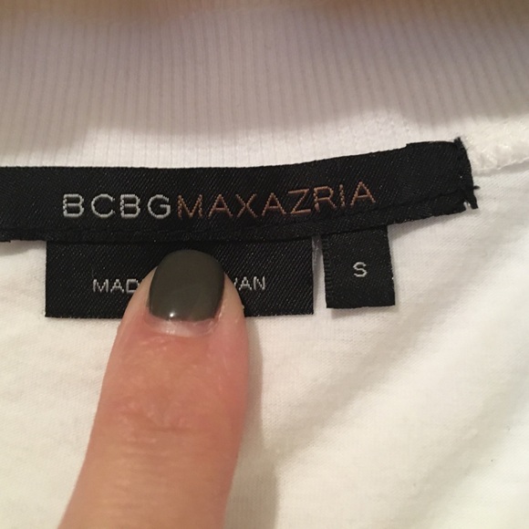 BCBGMAXAZRIA White Tee - Picture 3 of 4