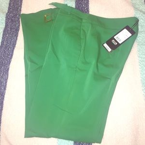 Escada green dress pants