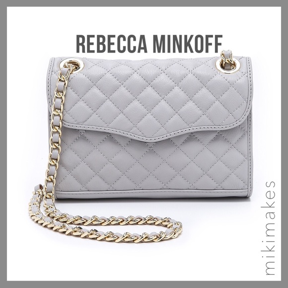 [ rebecca minkoff ] affair mini quilted bag smoke - Picture 1 of 4