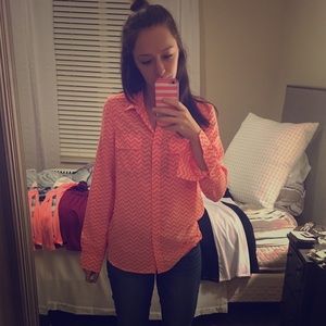 Chrevon American Eagle Button Up Shirt