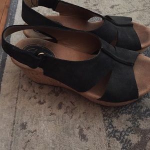 Clarks artisan wedge sandals