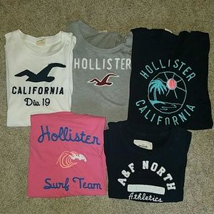 Hollister abercrombie tees