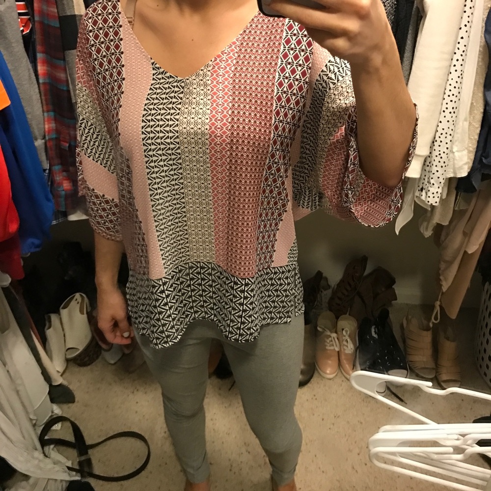 Forever 21 patterned tee - Picture 3 of 4