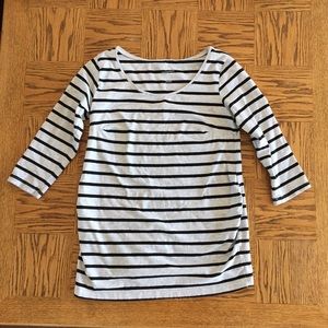 H&M striped maternity tee