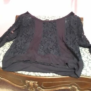 Rue 21 navy midi top