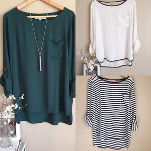 Bundle of 3 Loft Blouses