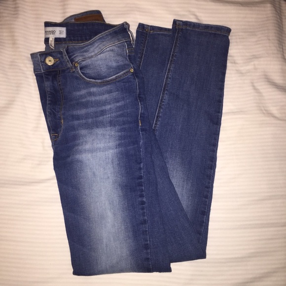 Mango Women Skinny High Waist Denim US 4