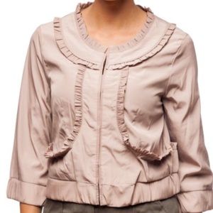 Ruffle lightweight jacket