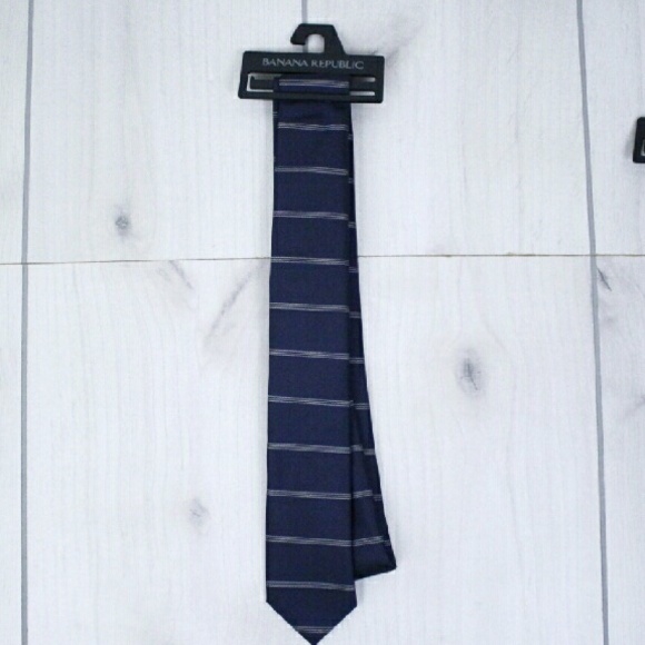 Banana Republic Slim Tie Stripe OS - Picture 2 of 4