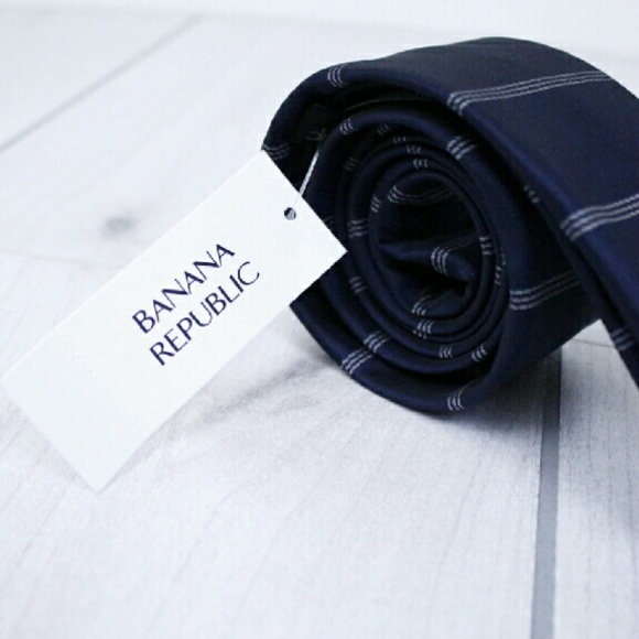 Banana Republic Slim Tie Stripe OS - Picture 3 of 4