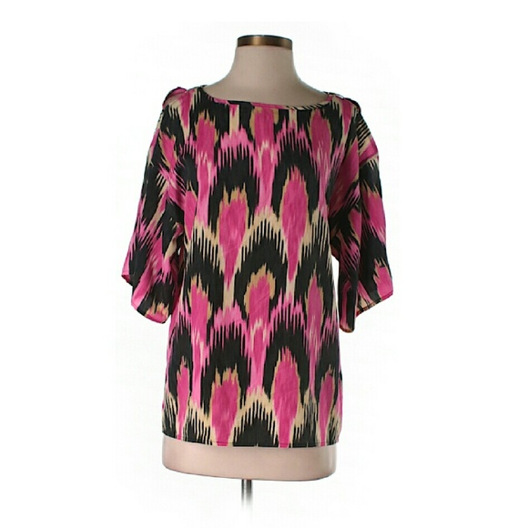 Michael Kors Open Shoulder Peek A Boo Top - Picture 1 of 4