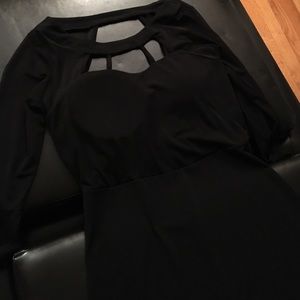 Cute black dress with cut outs