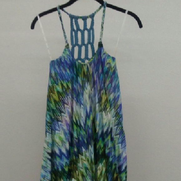 Sky multi colored tank