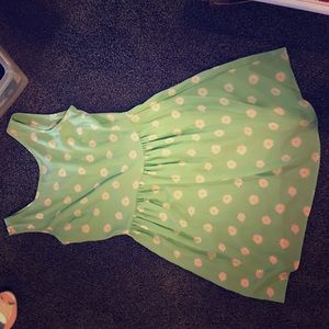 Mint Vanilla Bay Dress with flowers