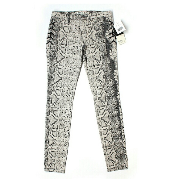RVCA Snakeskin Noise Pollution Skinnies - Picture 2 of 4