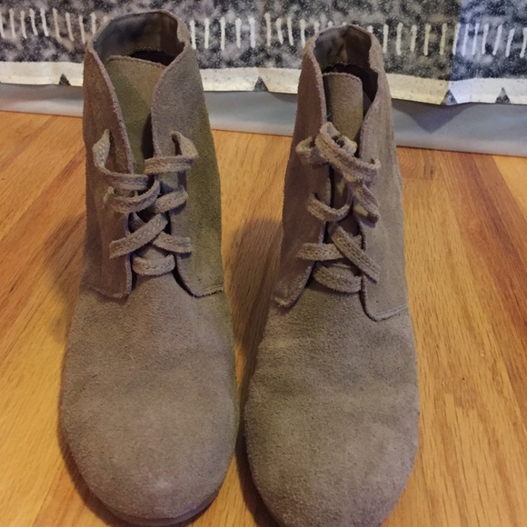 Wedge booties