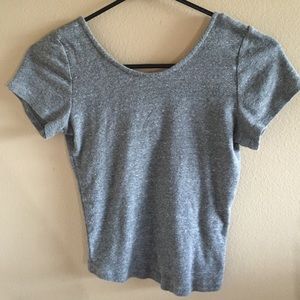 Grey Brandy Crop Top