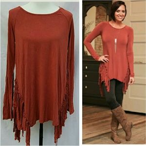 Side Fringe Tunic