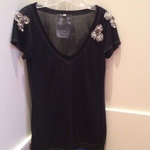 Young Fabulous & Broke black t-shirt