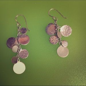 ✨ .925 Sterling Disk Earrings