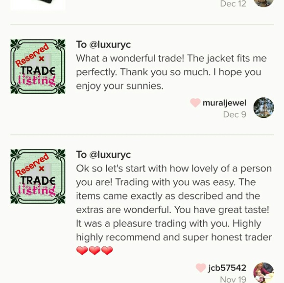 TRADE REVIEWS (A few love notes) - Picture 6 of 9