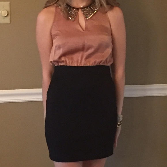 Forever 21 peter pan collared dress