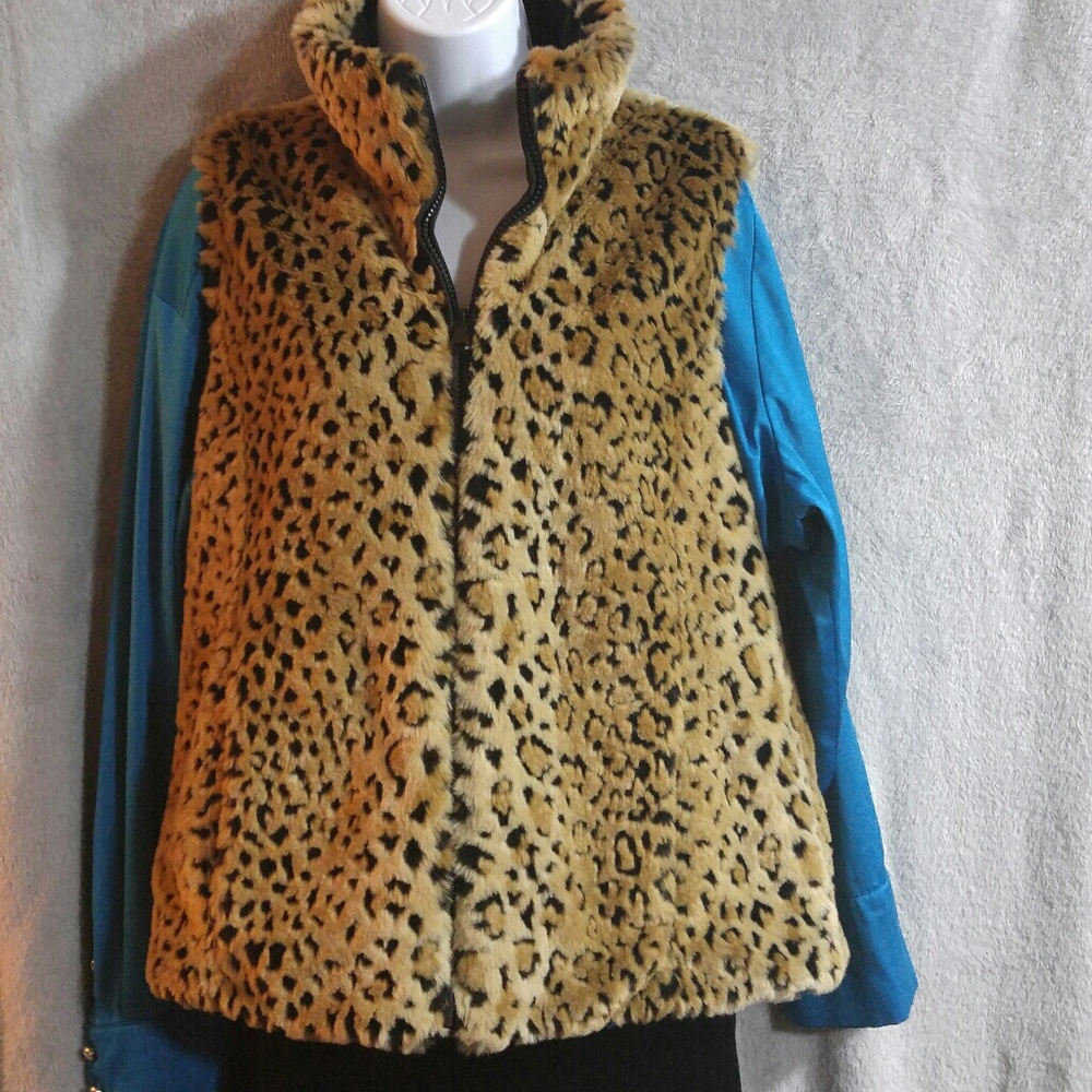 *** SALE***Heavy faux fur vest