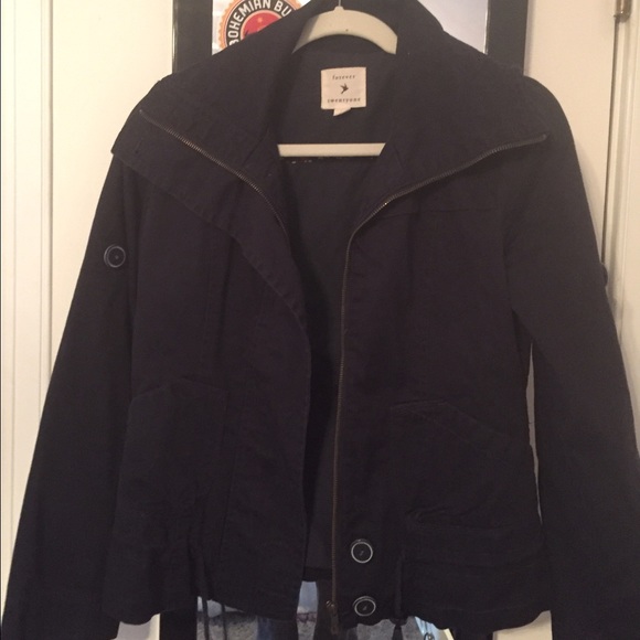 Navy blue F21 jacket