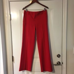The Limited red textured modern trousers