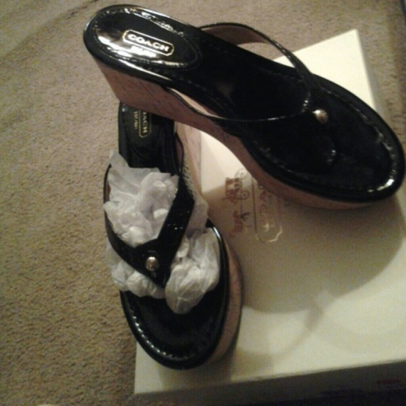 Coach thong sandals
