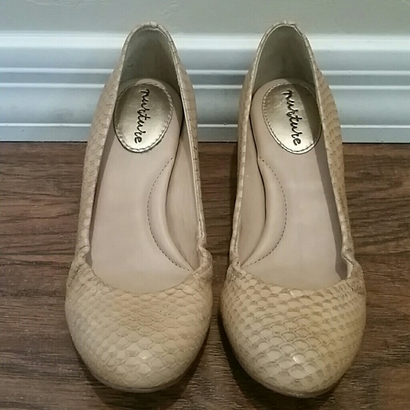 Nurture Brand Nude Heels
