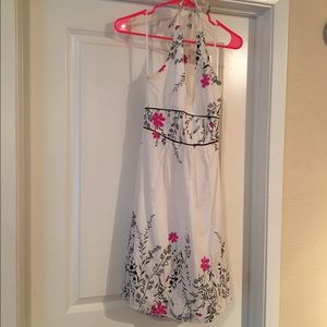 White floral sundress