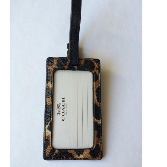Coach Luggage Tag