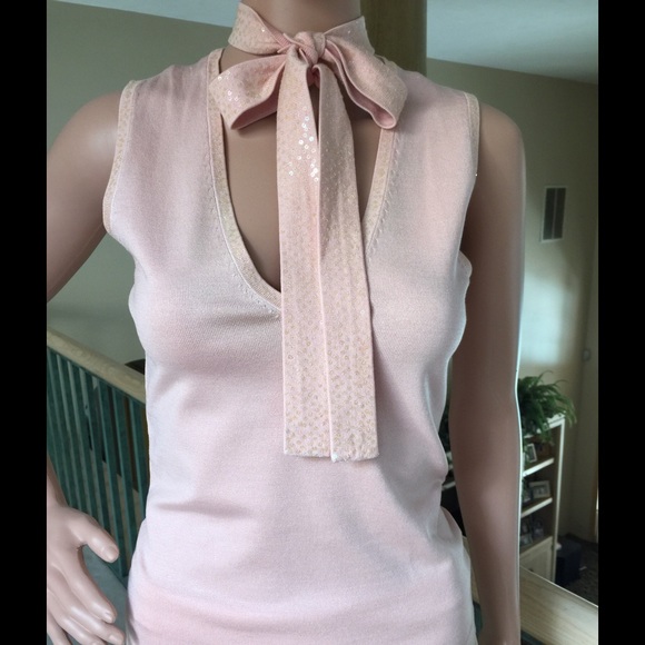 Pale Pink Sequined Top - Picture 2 of 4