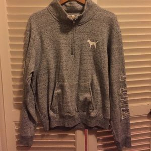 PINK VS Quarter-Zip sweater