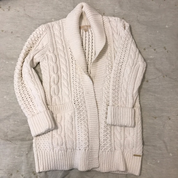 Michael Kors Cream Knit Cardigan