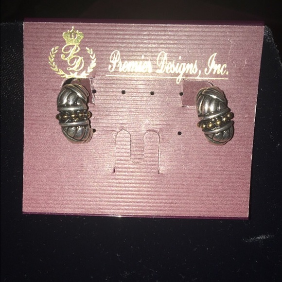 Premier jewelry gold and silver earrings