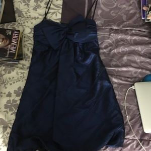 Blue homecoming or formal strapless dress!