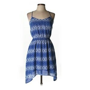 Olive & Oak Cobalt Arrow Print Dress